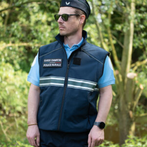 Bodywarmer softshell Police Rurale