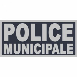 Flap Police Municipale rétro-réfléchissant