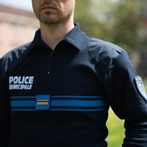 Chemise F1 Interlock ML PM Marine