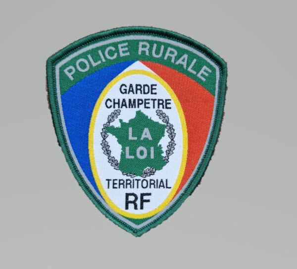Écusson tissu Police Rurale Garde Champêtre