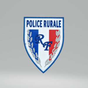 Écusson gomme Police Rurale