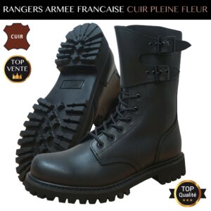 Rangers en cuir souple et semelle GOODYEAR®