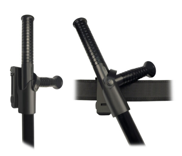 Porte tonfa pivotant