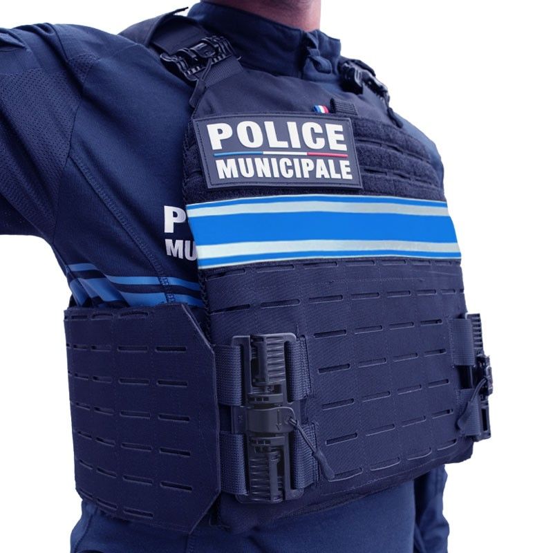 GPB PORTE PLAQUE RIDER - Pack : GOLDSHIELD - PM - Marine - Mixte