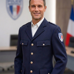 vareuse homme cérémonie police municipale vue de face