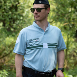 Polo col mao RESPIRE Garde Champêtre Police Rurale
