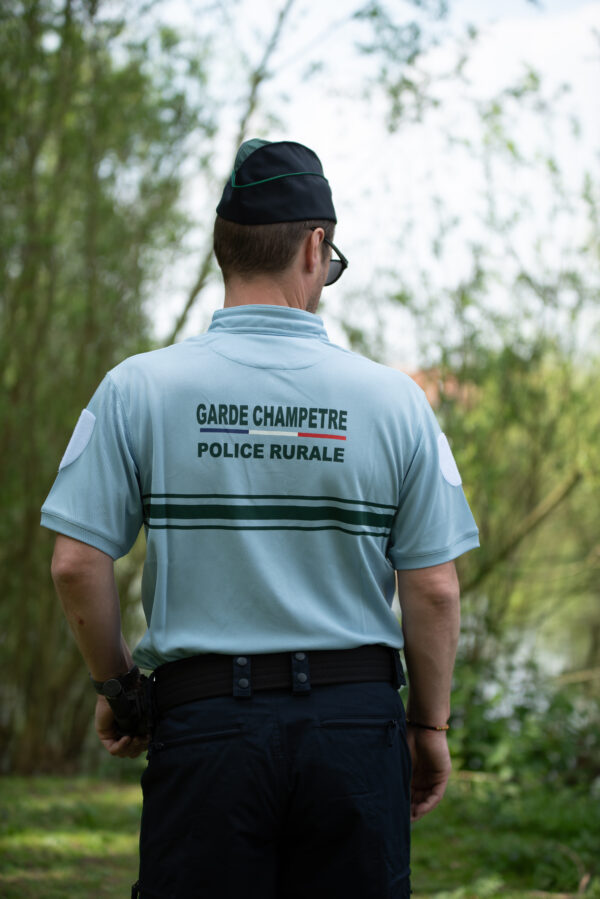 Polo col mao RESPIRE Garde Champêtre Police Rurale – Image 4