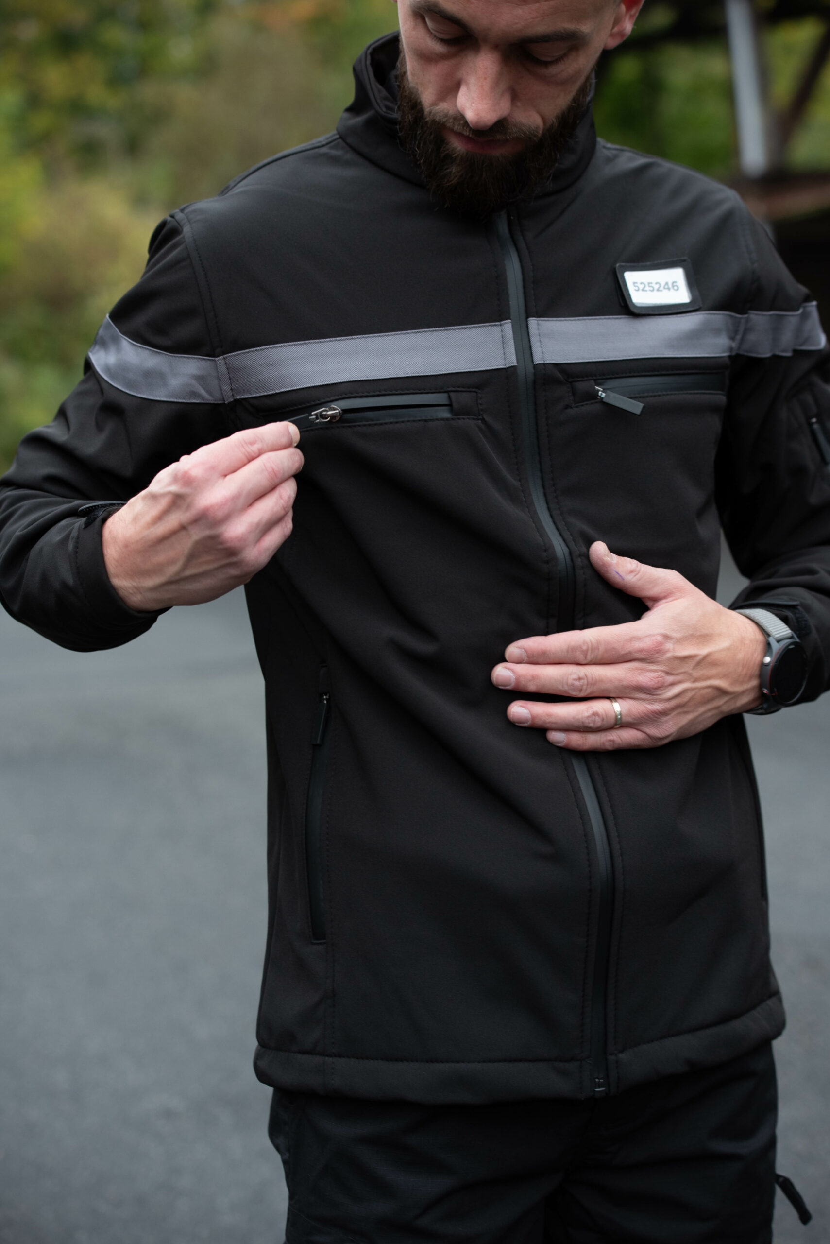 Veste Softshell 3 Couches – Sécurité Privée – Image 9