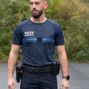 t-shirt léger Police Municipale RESPIRE