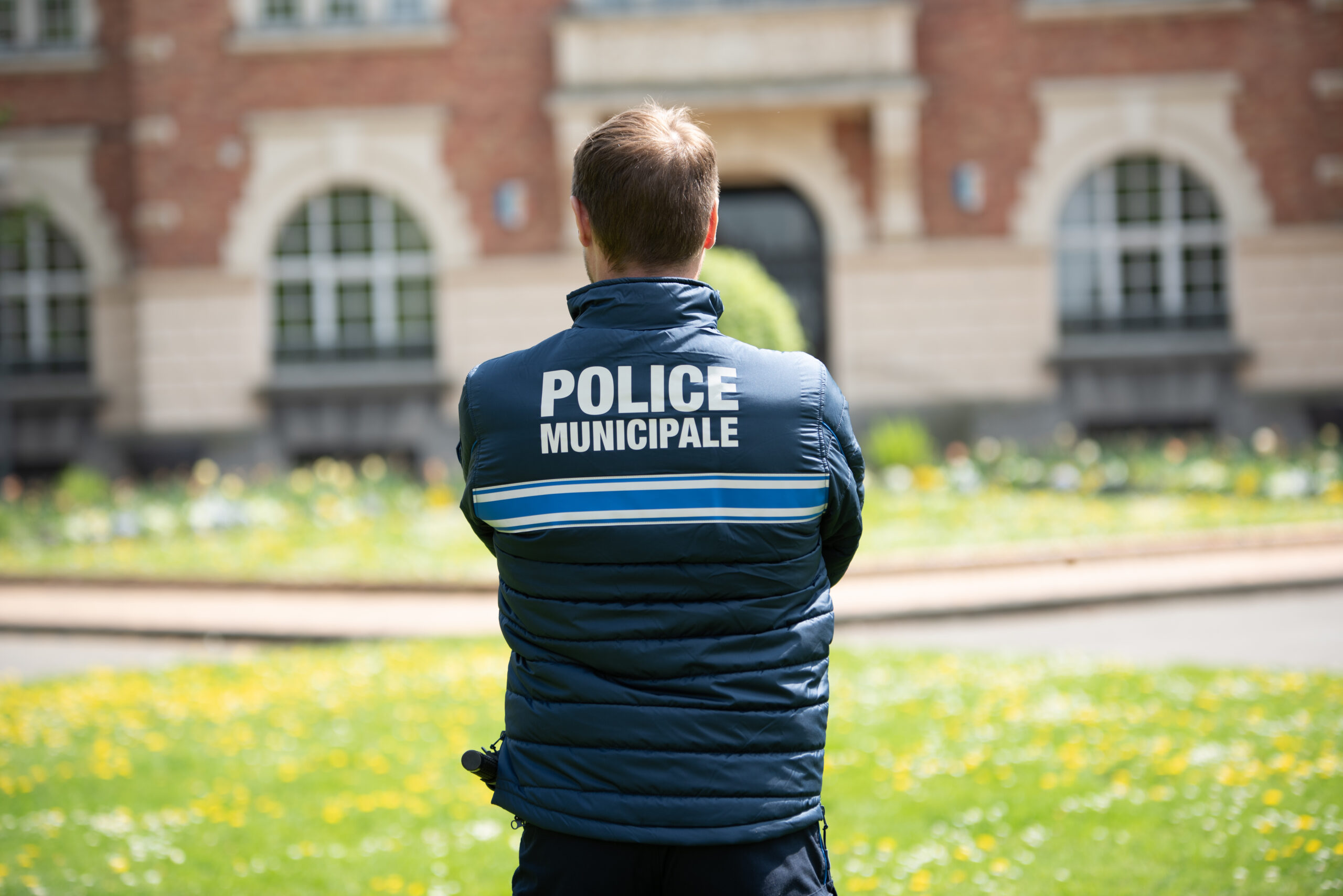 doudoune matelassé police municipale dos