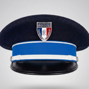 casquette cérémonie police municipale rigide marine