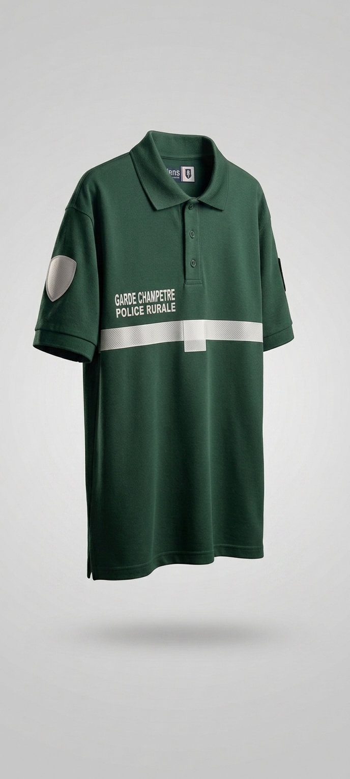 Polo DOUBLE-FACE MC GC-PR Vert