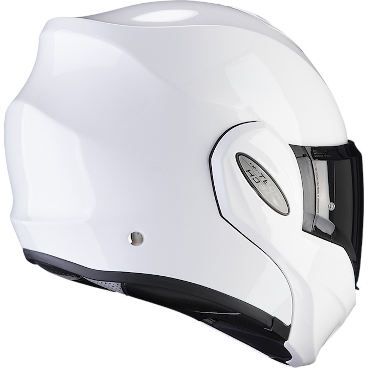 Casque Moto SCORPION EXO-TECH EVO Solid Blanc | Modulable 22.06 – Image 3
